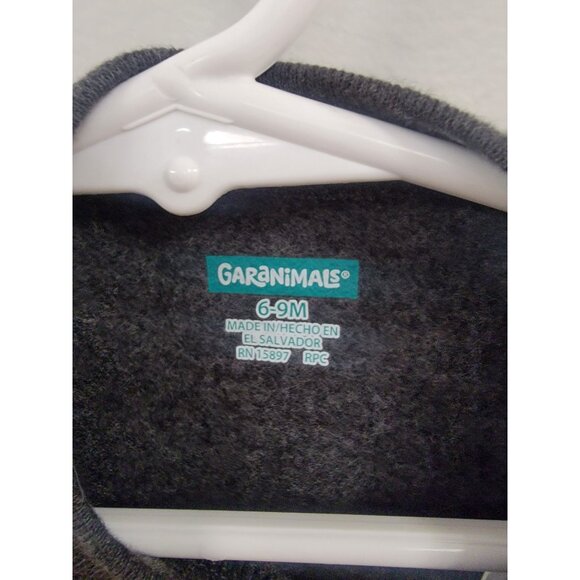 Garanimals Baby 6-9M Gray Dinosaur Sweatshirt - Picture 2 of 3